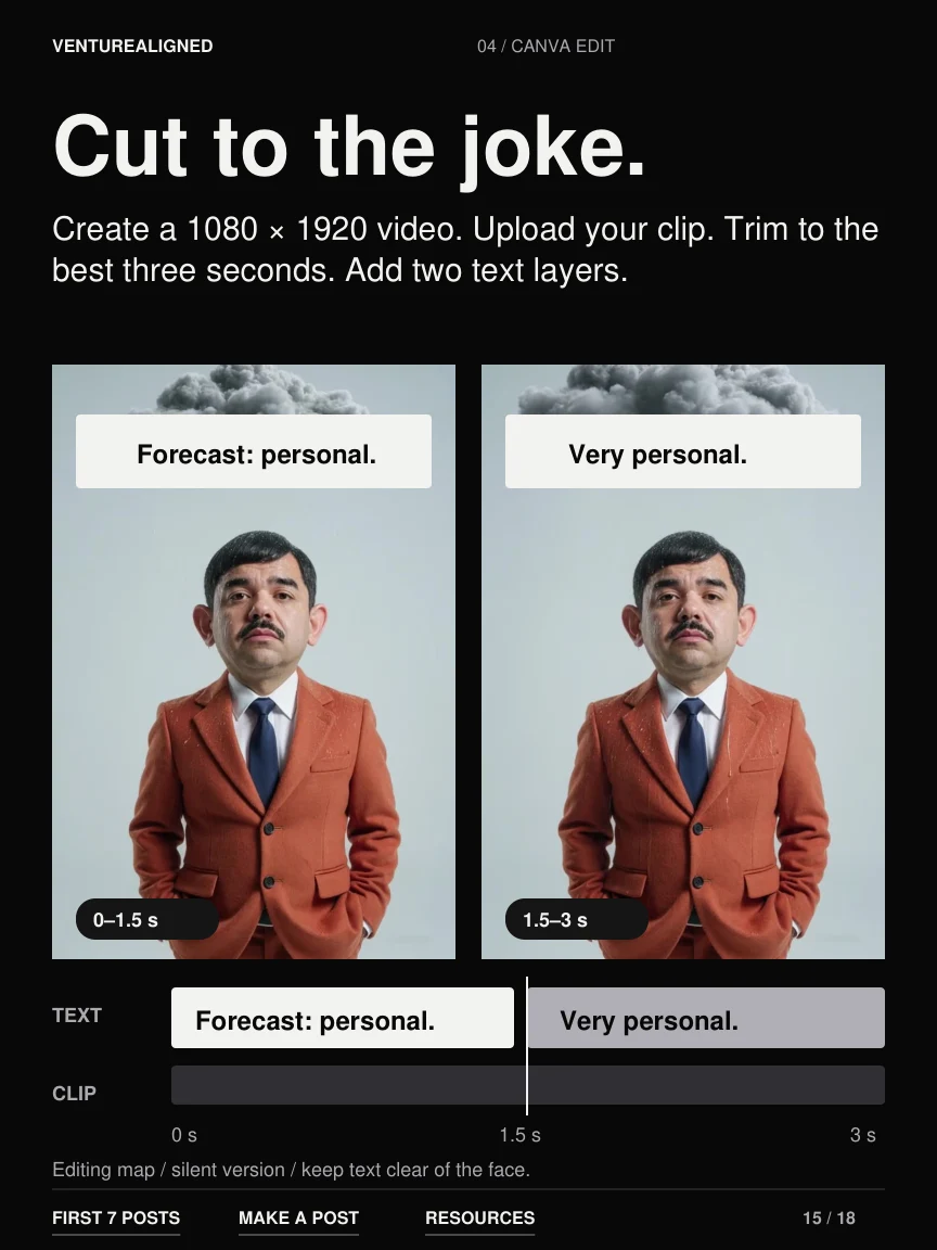 Caption editing guide page